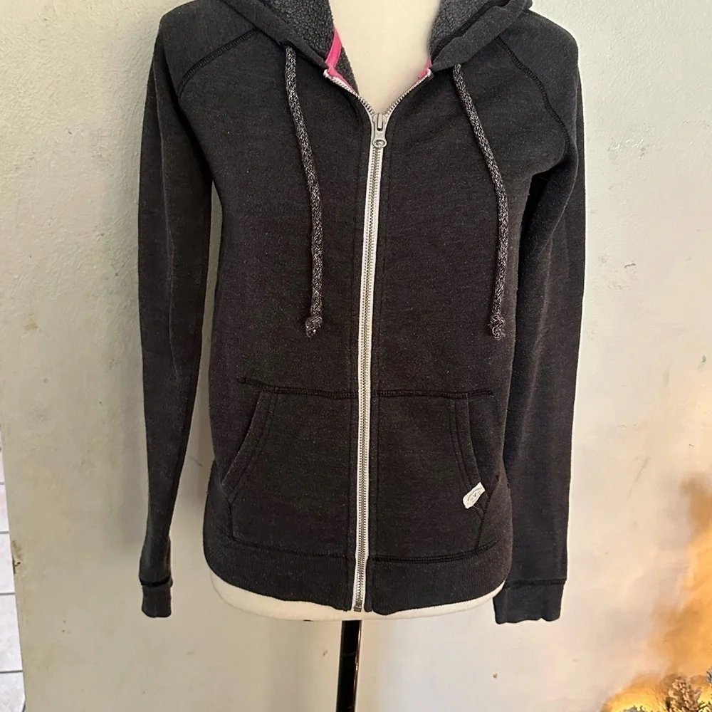 American Eagle zip down gray jacket size XS - Picture 2 of 12